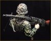 Young Miniatures YM1869 Waffen SS Young Machine Gunner 1944 1/10